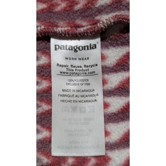 Patagonia Synchilla Snap-T Fleece Pullover XS Women’s Geometric Aztec... - Picture 9 of 13